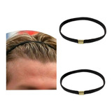 Kit 2 Elasticos Faixa De Cabelo Masculina Beckham Afro Puff