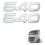 Kit 2 Emblema Cabine Volvo Fh 540 De 2010 A 2015 21237218