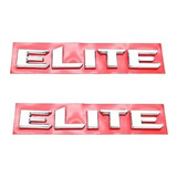Kit 2 Emblemas Elite Astra Vectra Etc Chevrolet + Brinde