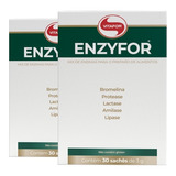 Kit 2 Enzyfor Enzmas Digestivas Vitafor