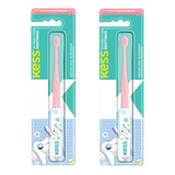Kit 2 Escova Dental Kess Bebe