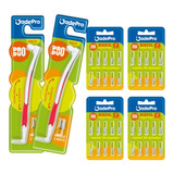Kit 2 Escova Interdental Inclui 2 Refil + 4 Cartela Refil