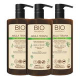 Kit 2 Escova Progressiva + Shampoo Bio Amazônica Natumaxx 1l