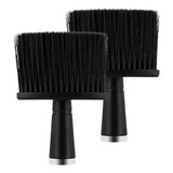 Kit 2 Espanador Cabelos Pincel Cerdas Macias Barbeiro
