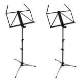 Kit 2 Estante Pedestal P/ Partitura Profissional Vector