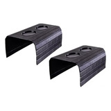 Kit 2 Esteira Porta Copos Braço Sofá Premium Corino Lisa