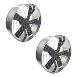 Kit 2 Exaustor Industrial 50cm Inox Blindado Cabine Pintura