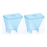 Kit 2 Extensor Sementes Toco Tucano Comedouro Meia Lua Azul