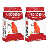 Kit 2 Farinhada Cc 2030 Vermelha 1kg Canários Com Fator