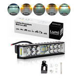 Kit 2 Farol De Barra Led 48w 12v-60v Off Road Barco Caminhão