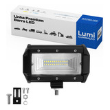 Kit 2 Farol De Barra Led 72w Barco Carro Caminhão Off Road