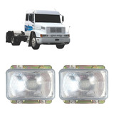 Kit 2 Farol Mb Mercedes Bicudo 93 A 04 1214 1418 1618 1935