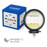 Kit 2 Farol Milha Led Redondo 196w 9-60v Universal Off Road