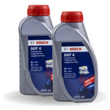 Kit 2 Fluído Freio Bosch Dot 4 500ml Original Pronta Entrega