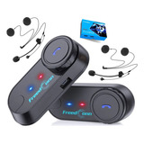 Kit 2 Fone E Intercom Bluetooth Freedconn Tcom Capacete Moto
