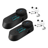 Kit 2 Fone E Intercom Bluetooth Freedconn Tcom Capacete Moto