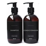 Kit 2 Frascos Âmbar Shampoo E