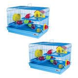 Kit 2 Gaiola Para Hamster Roedor Rato Space