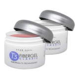 Kit 2 Gel- Pink + Clear T3 Star Nail 28g Original Cuccio Top