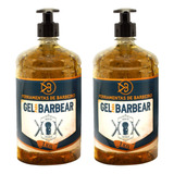 Kit 2 Gel Para Barbear Profissional Transparente 2kg Produto