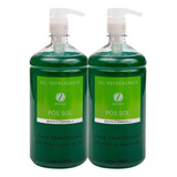 Kit 2 Gel Refrescante Pós Sol Menta Camomila 1,1kg Duotrato