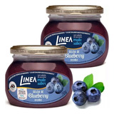 Kit 2 Geleias Blueberry Mirtilo Linea Sem Açucar Diet Frutas