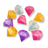 Kit 2 Gelo Artificial Formato Diamante Colorido 20 Cubos