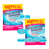 Kit 2 Genco Tratamento Semanal Piscinas Spa Oxigenco Limpeza