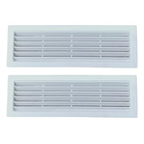 Kit 2 Grades Ventilação Retangular Encaixe 30x13 Exaustor
