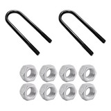 Kit 2 Grampo + 8 Porcas Suspensor Carreta 7/8 X 130 X 600 C