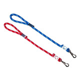 Kit 2 Guia Corda Roliça P/ Cães 16 Mm - Cores Sortidas