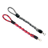 Kit 2 Guia Corda Rolica P/ Cães 16 Mm Trançada 70 Cm