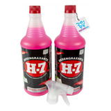 Kit 2 H7 Desengraxante Automotivo Limpeza Pesada 1 Litro