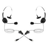 Kit 2 Headset Intelbras Chs 40 Usb Voip Softphone Skype Zoom