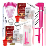 Kit 2 Henna Sobrancelha Design Kit Sobrancelhas 100% Natural