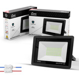 Kit 2 Holofote 200w Led Verde Jardim Decoração110/220 Prova D'água Cor Da Carcaça Preto 110v/220v Lumi