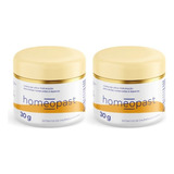 Kit 2 Homeopast Creme Hidratante Ultra Hidratação Pé Mão 30g