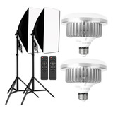 Kit 2 Iluminação Led Profissional Studio