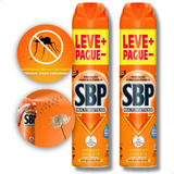 Kit 2 Inseticida Aerosol Sbp Multi 450 Ml Repelente Dengue