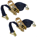 Kit 2 Jogos Catraca Cinta De Amarração Carga 800kg Reforçada