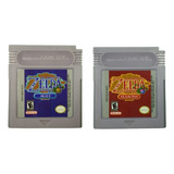Kit 2 Jogos Zelda Oracle Coleção Fitas Para Game Boy Color