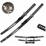Kit 2 Katanas Samurai Espada Aço