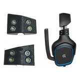 Kit 2 Lados Peças Tampas Reposição Fone Logitech G332 Se