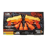 Kit 2 Lançador Nerf Alpha Strike Com Alvo Duplo Hasbro E7566
