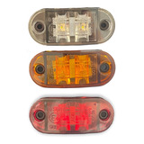 Kit 2 Lanterna Led Delimitadora Lateral Caminhao Carreta