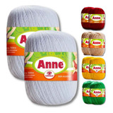 Kit 2 Linha Fio Anne 500 Novelo Crochê E Tricô - Círculo