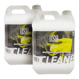 Kit 2 Liquido Limpeza Maquina De Fumaça/ Haze Usa Cleaner 5l