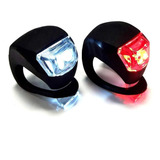 Kit 2 Luz De Segurança Bicicleta Par Led Farol Lanterna Bike