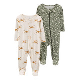 Kit 2 Macacões Algodão Carters Menino Menina Macacão