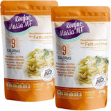 Kit 2 Macarrão Fettuccine Massa De Konjac 270g Só 9 Calorias